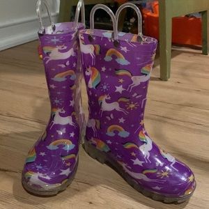 Western Chief Rainbow Unicorn Girls Rainboots